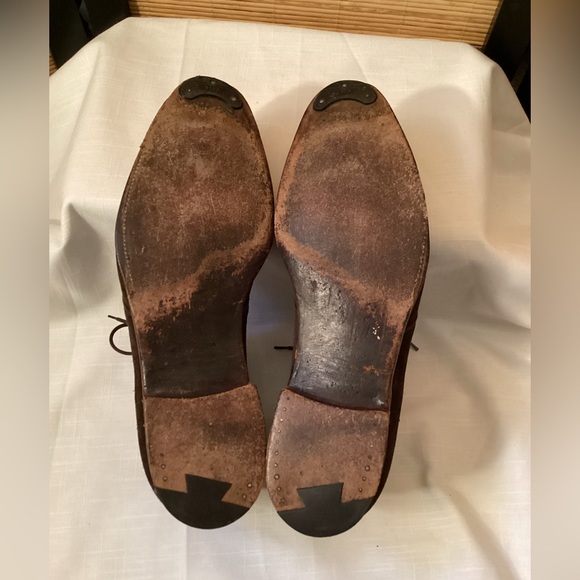 PAUL STUART / Stuart’s Choice Sz 10 suede boots Made in England designer - Picture 6 of 7